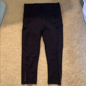 Lululemon Cropped Fast & Free Leggings
